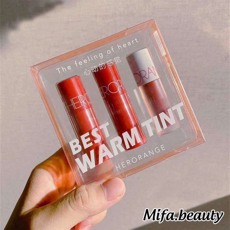 Set Son 3 Cây New Herorange Chính Hãng Nội Địa