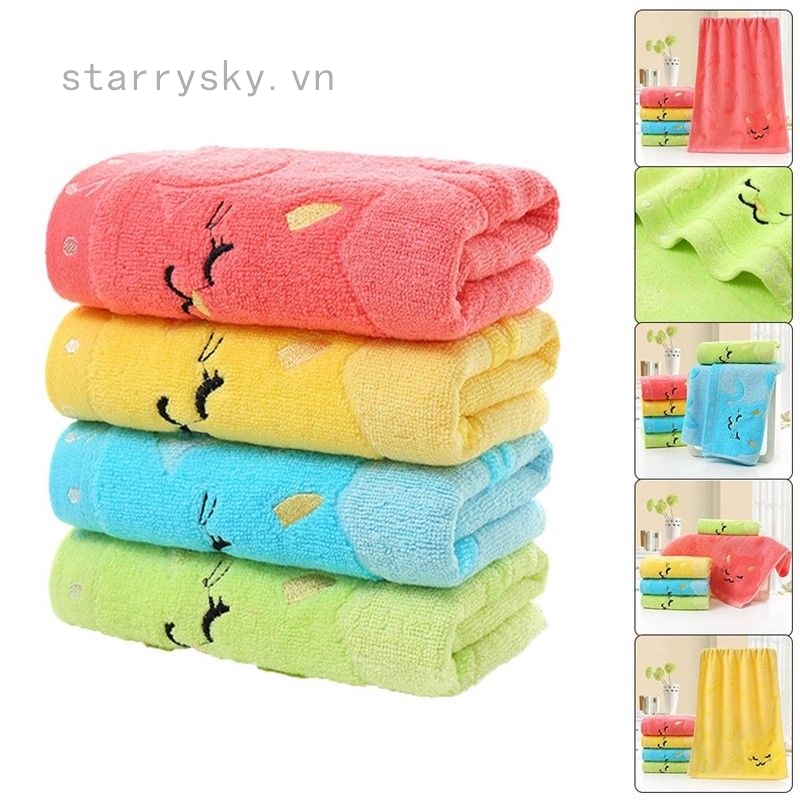 Khăn tắm cotton mềm mại cho trẻ sơ sinh