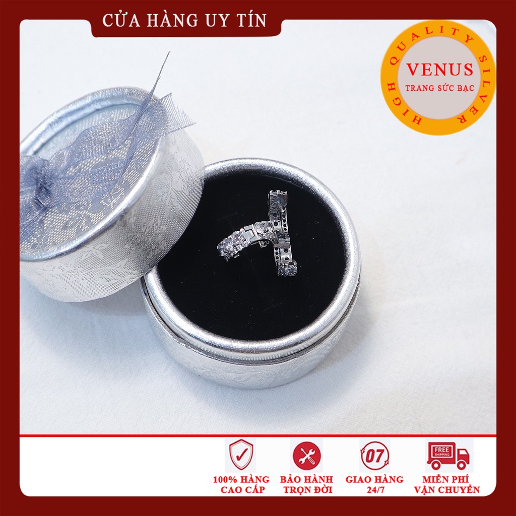 Bông tai bạc cao cấp S925 cao cấp- Mã sản phẩm VENUSB1