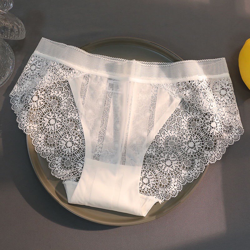 Sét 10 Quần Lót Nữ Đúc Su Pha Ren Hoa - Quần Chíp Siêu Mềm Mát Đẹp Sexy QL18