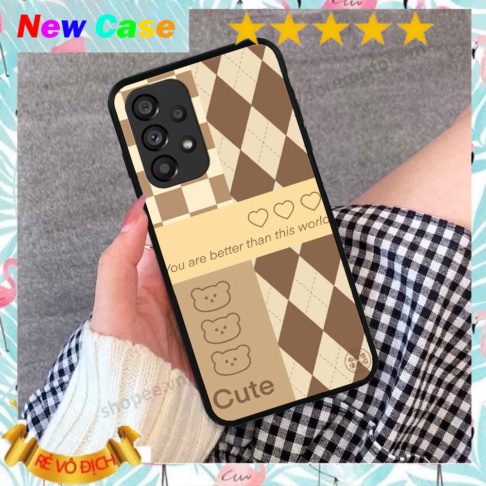 Ốp lưng Samsung A13 / A23 / A33 / A53 / A73 5G in hình caro good love cao cấp