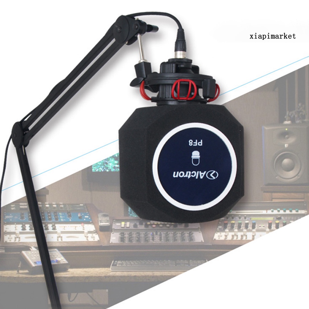 Màng Lọc Âm Thanh Chống Gió Giảm Tiếng Ồn Bằng Kim Loại Nhỏ Gọn Dành Cho Micro Studiopf8