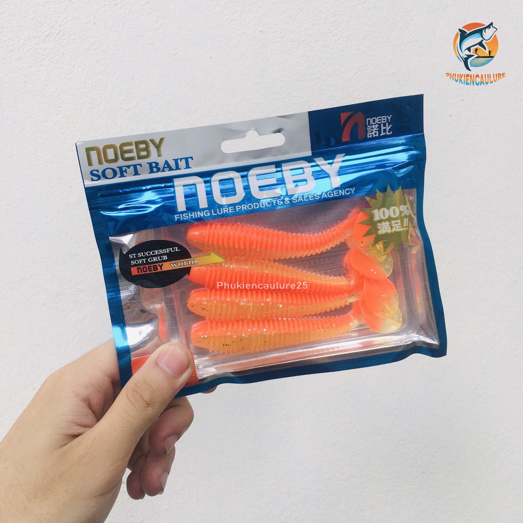 Mồi mềm Noeby SW5019S 8.5cm/ 5,5g cam kết chính hãng 100%