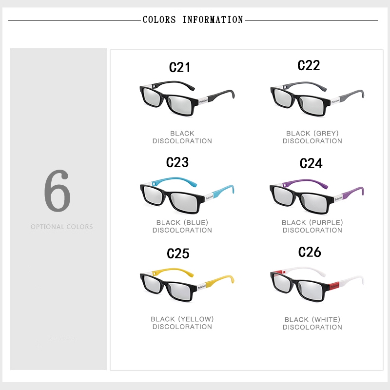 Kính mát phân cực chống tia UV thiết kế đơn giản thời trang cho nam Fashion sunglasses