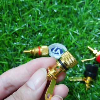 Cọc loa đơn trạm loa rời gồm 1 cặp (1 đỏ 1 đen)