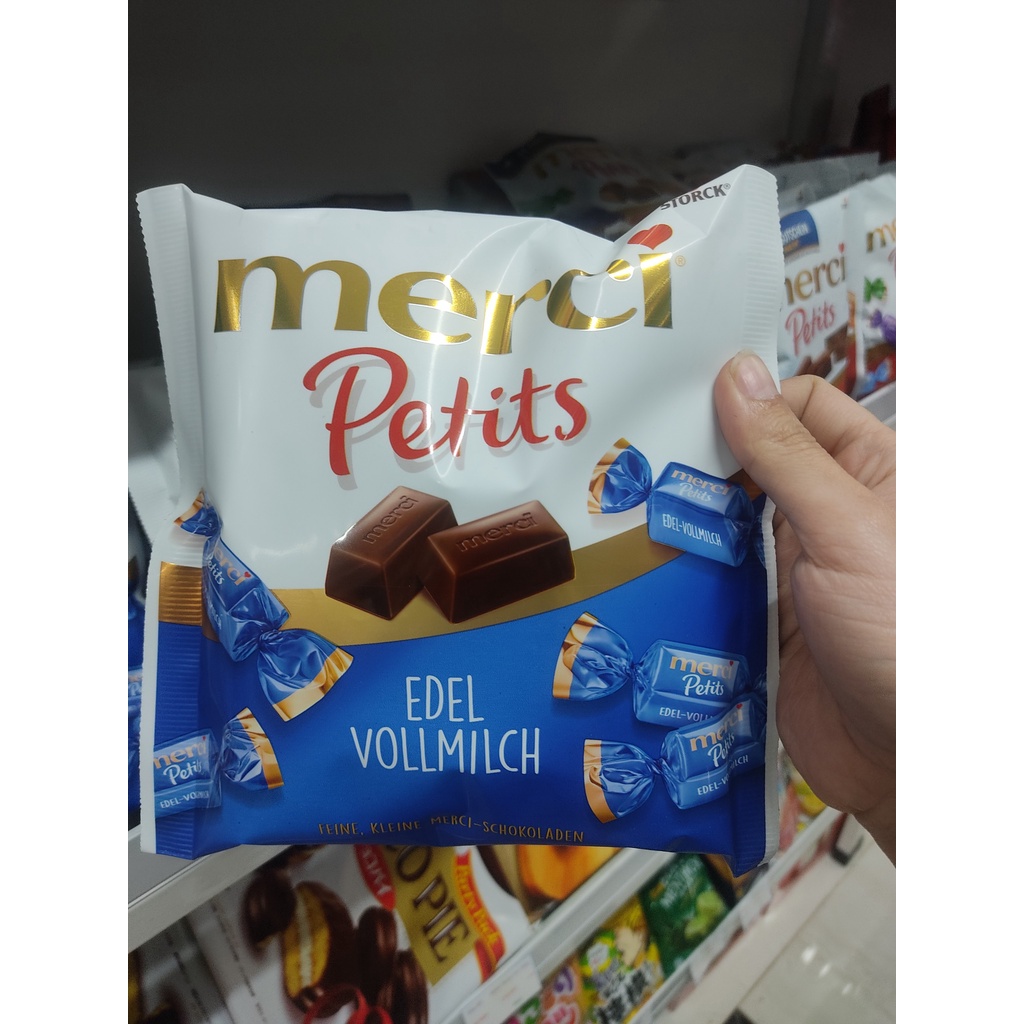 Kẹo Socola Merci Petits Các Vị Gói 125g Đức