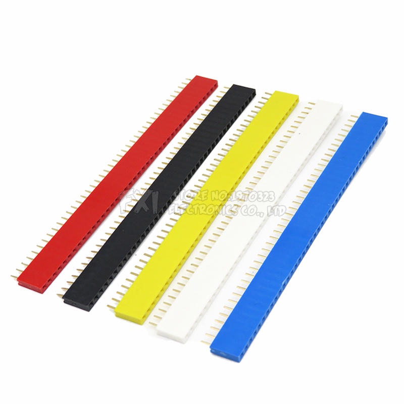 Set 10 Ổ Cắm Đơn 2.54MM 40P 40PIN PCB Chuyên Dụng Cho Arduino