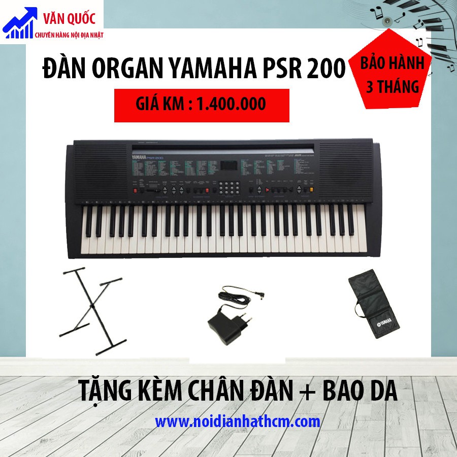 ĐÀN ORGAN YAMAHA PSR 200 HÀNG NỘI ĐỊA NHẬT