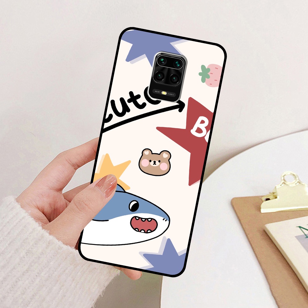 Ốp Xiaomi Redmi Note 9 / Note 9s / Note 9 Pro in hình cá mập, khủng long dễ thương, cute (T01 - T06)