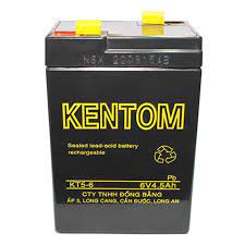 Bình acquy 6v 5Ah Kentom - ắc quy 6v khô cho xe điện trẻ em ,đèn khẩn cấp,quạt sạc