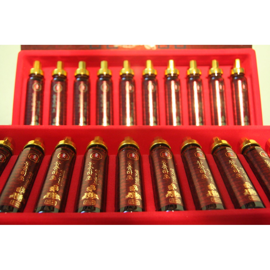 Tinh Chất Đông Trùng Hạ Thảo Hàn Quốc, Hộp Đỏ 20 ống