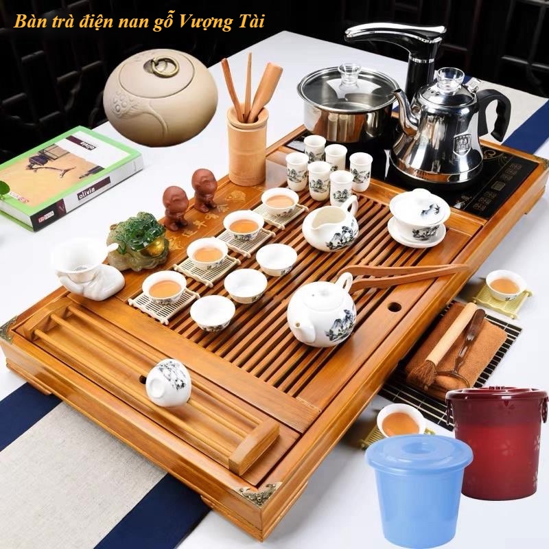 Bàn Trà Điện Nan Gỗ Vượng Tài ⚡ GIÁ TỐT NHẤT ⚡ Thiết Kế Theo Phong Thủy, Vượng Tài Cho Gia Chủ