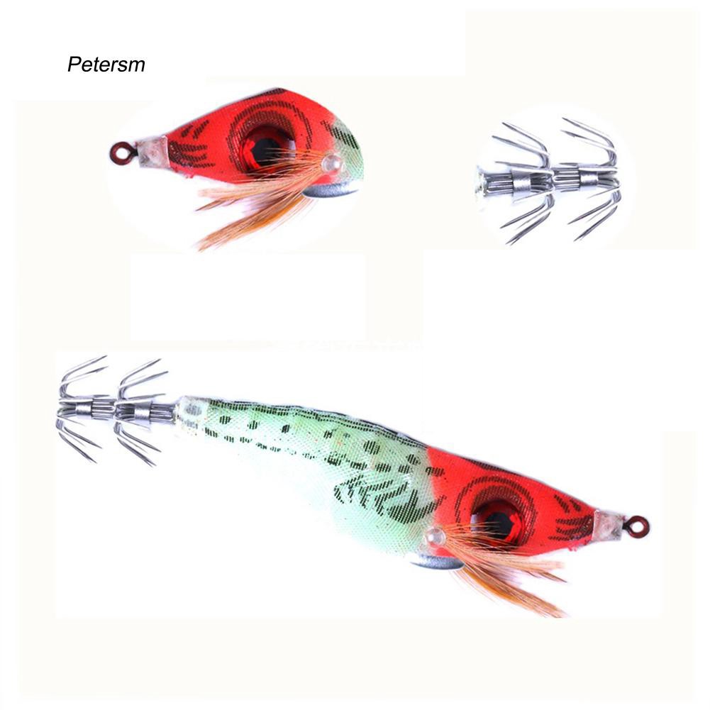 Mồi Câu Cá Giả Hình Tôm Mắt To Phát Sáng Trong Đêm