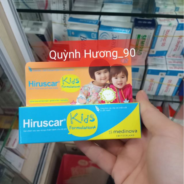 HIRUSCAR Kids 10mg - Gel ngăn ngừa sẹo cho bé