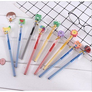 Combo 100 chiếc bút chì cute nhiều màu sắc