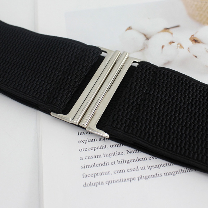 Thắt lưng bản rộng co giãn dễ phối đồ phong cách thanh lịch thời trang cho nữ