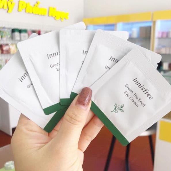 ✅ (HÀNG CHUẨN AUTHENTIC) [Sample 1ml] Kem Dưỡng Mắt Trà Xanh Innisfree Green Tea Seed Eye