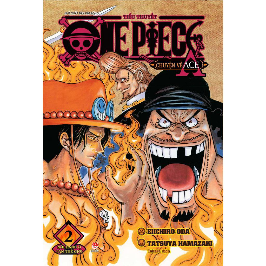 Sách Bộ Sách Tiểu Thuyết One Piece: Chuyện Về Ace (Tập 1 + Tập 2) - Tặng Kèm 2 Tấm Card Metalize