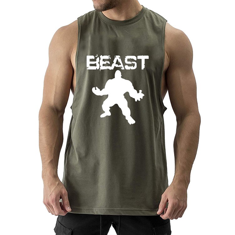 Áo Tập Gym Mùa Hè Mới BEAST -  Áo Tập Gym 3 Lỗ Vải Cotton cao cấp