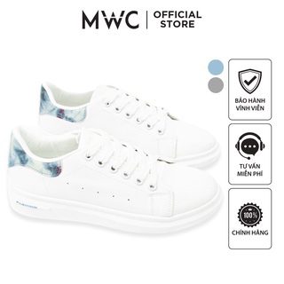 Giày MWC 0593 - Giày Thể Thao Nữ Đế Bằng, Sneaker Ulzzang Da Trơn, Sneaker Hot Trend