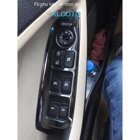 Ốp nội thất titanium 5 chi tiết theo xe k3/ cerato 2016-2018 ảnh thật