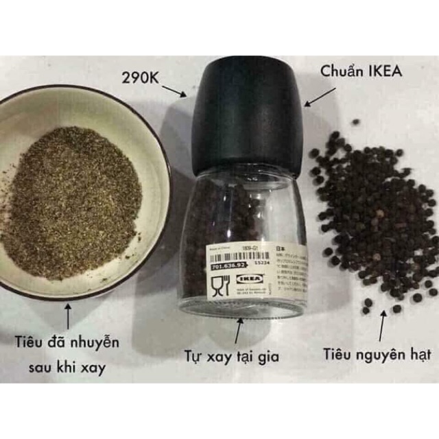 Combo xay tiêu và kẹp miệng túi