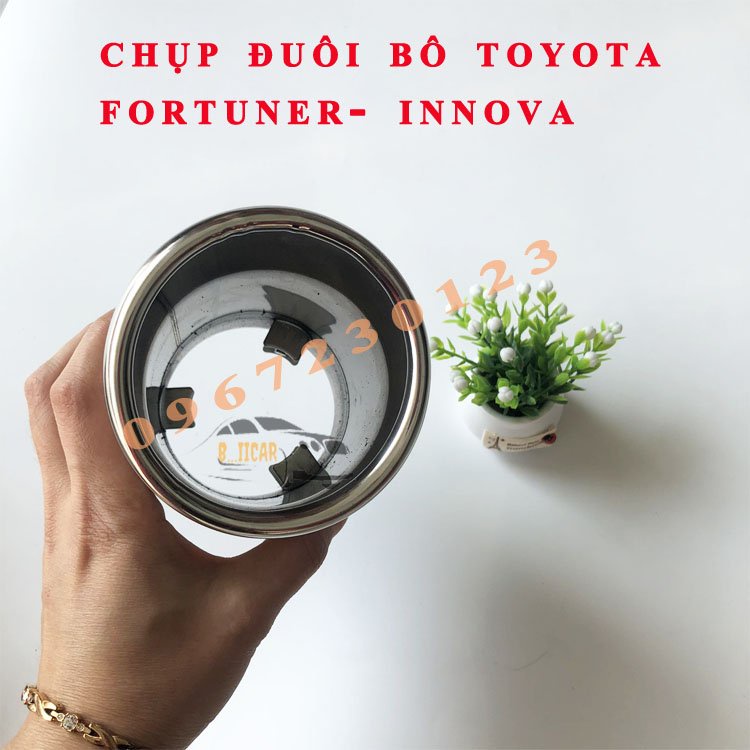 Chụp Cổ Bô Xe Ô tô Inox TOYOTA INNOVA - FORTUNER Phù Hợp Các Đời Xe 2005 - 2022
