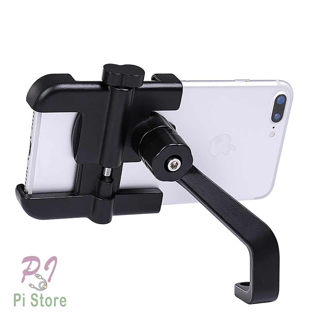 [Bán Lỗ Xả Kho]  Giá Đỡ Điện Thoại Gắn Xe Máy Inox C2 Chống Rung, Chống Cướp Cực Chắc Chắn | BigBuy360 - bigbuy360.vn