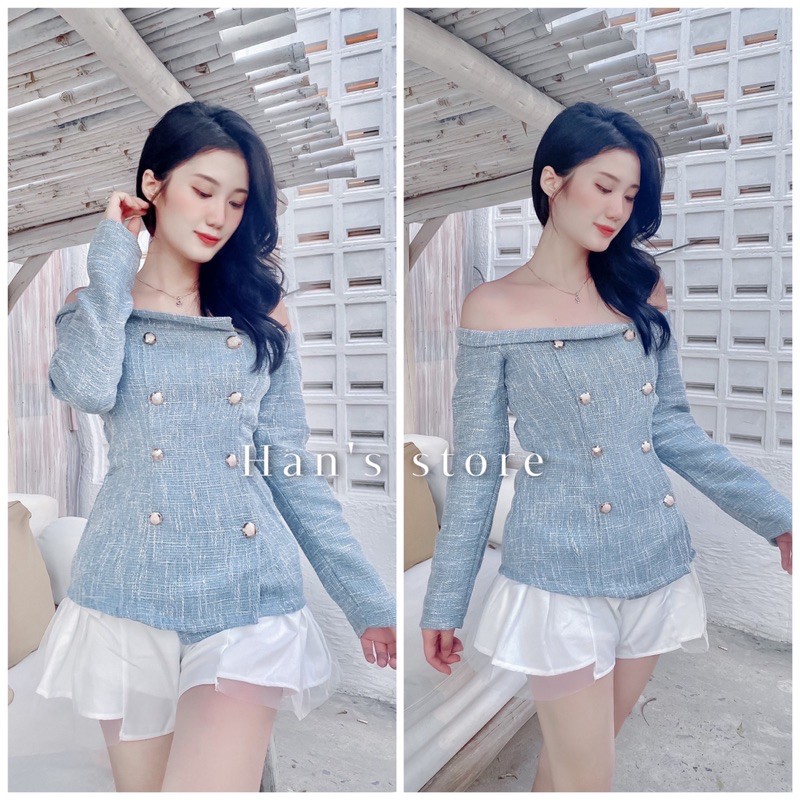 ( XẢ KHO) SET TWEET BẸT KÈM QUẦN XINH XẮN( ẢNH THẬT)