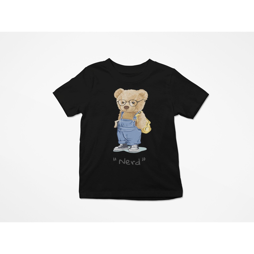 Áo phông/ áo thun trẻ em bé gái bé trai thiết kế chú gấu 013.12