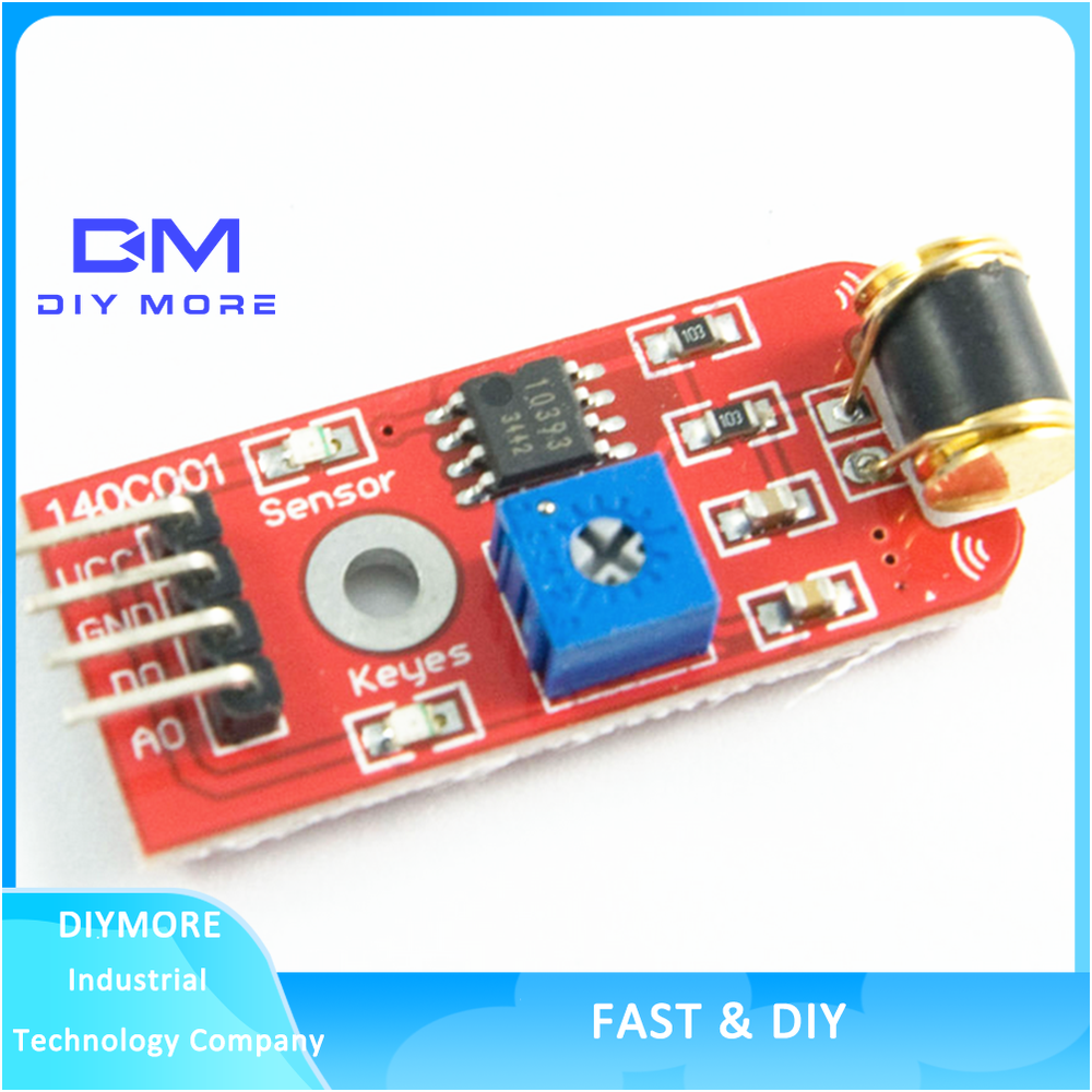 Mô Đun Cảm Biến Rung 801s Cho Arduino Dc393 3-5vdc Tt Logic