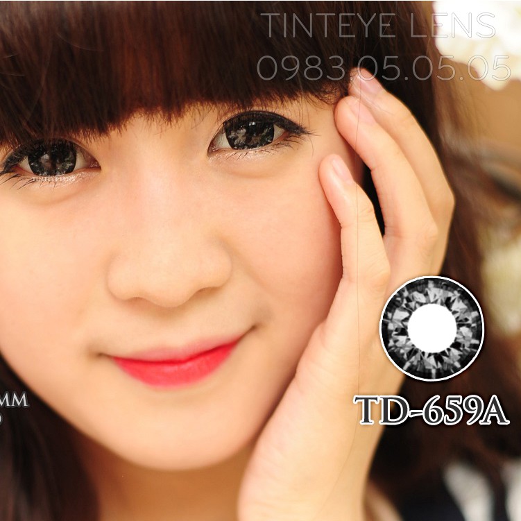 BST Kính áp tròng Kim Cương Đen - Black Diamond Tinteye Lens
