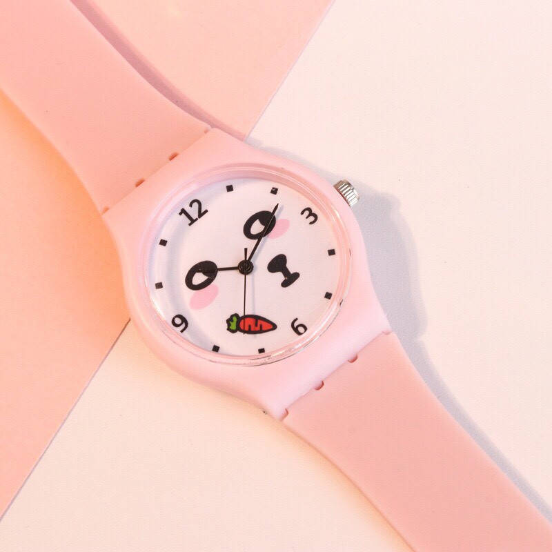 Đồng hồ thời trang nam nữ Ulzzang nhiều màu cá tính Trqq479