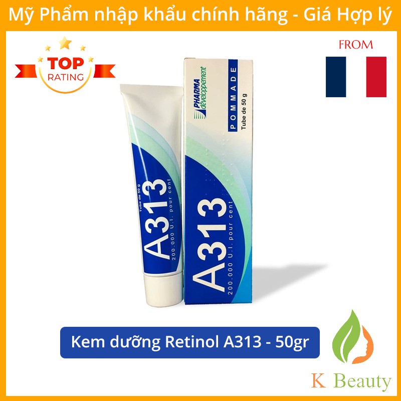 Kem A313 Retinol Giúp Chống Lão Hóa, Giảm Mụn, Giảm Thâm 50g - [Bản nội địa Pháp]