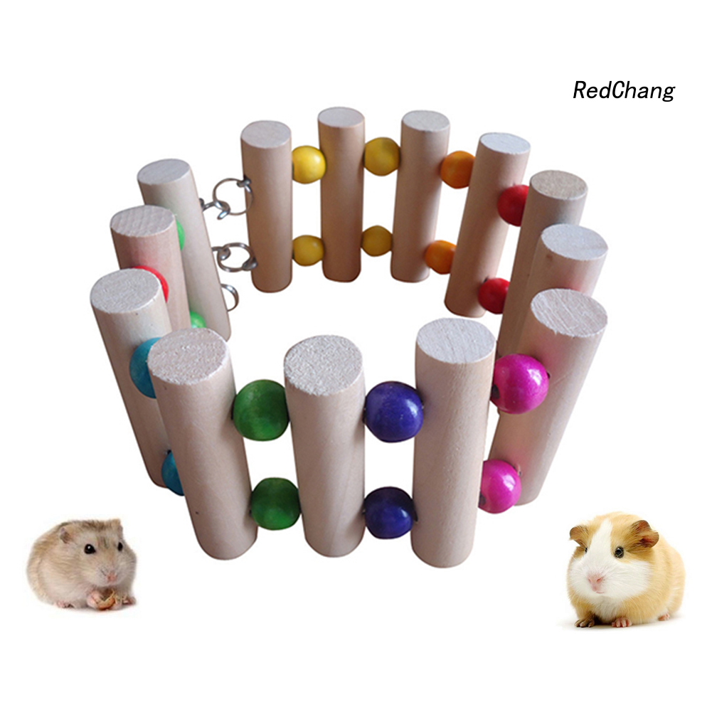 Thang Gỗ Đồ Chơi Vui Nhộn Cho Vẹt/Chuột Hamster