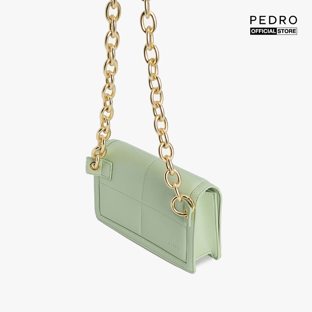 PEDRO - Túi đeo chéo nữ nắp gập phối đinh tán sang trọng PW2-75210117-D3