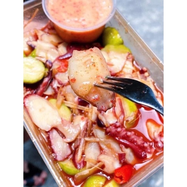 [HỎA TỐC SG] Bạch tuộc giòn tươi ngon nướng, hấp sả 500g