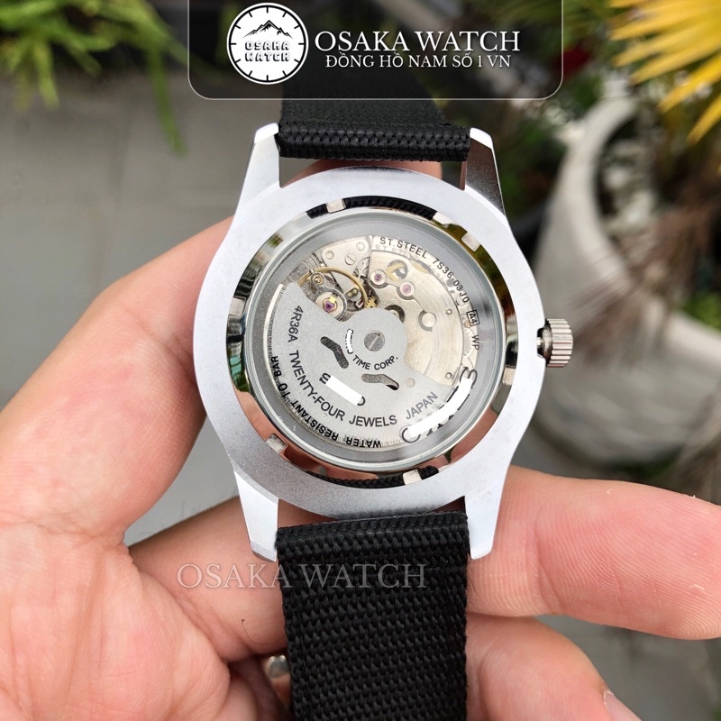 Đồng Hồ Nam SK 5 Sports Quân Đội Máy Cơ Tự Động Nhật Dây Vải Bền Bỉ Chống Nước Chống Trầy Xước Cao Cấp