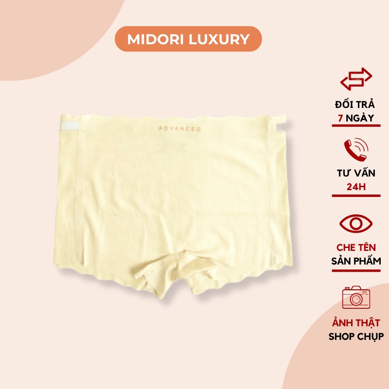 Quần mặc váy đùi đúc su nữ gân tăm mặc trong váy cạp co giãn chống tụt 986