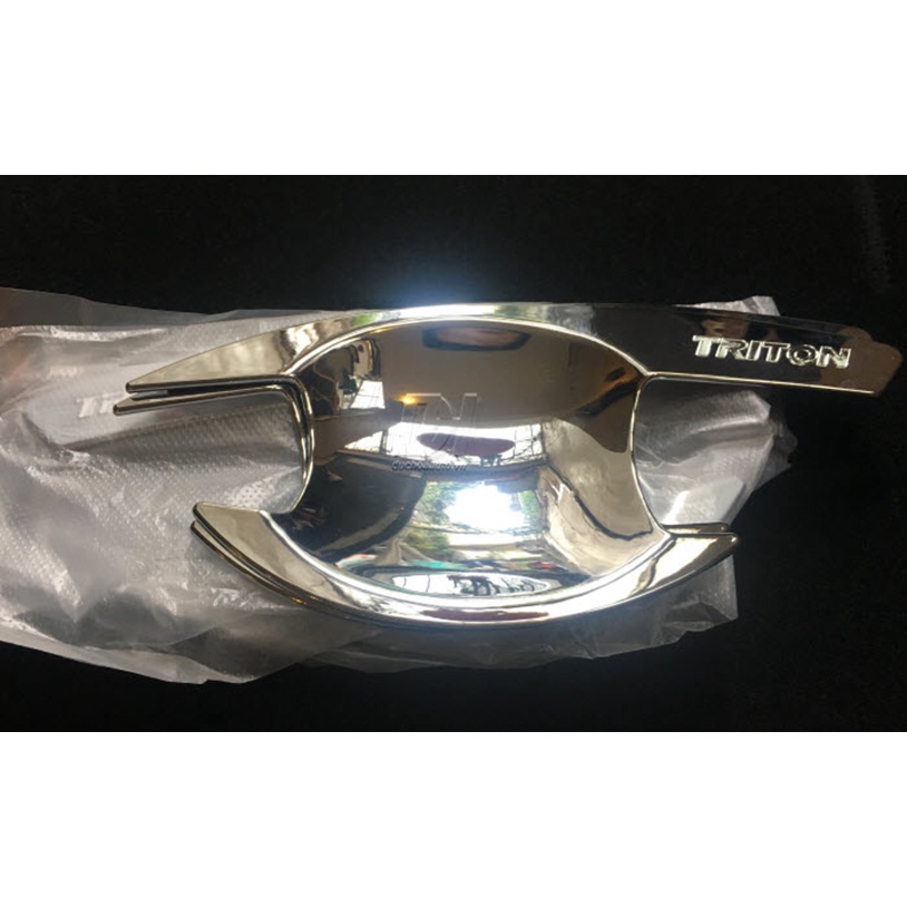 Ốp hõm cửa Triton 2016 đến 2020 mạ crom cao cấp, bộ 4 ốp