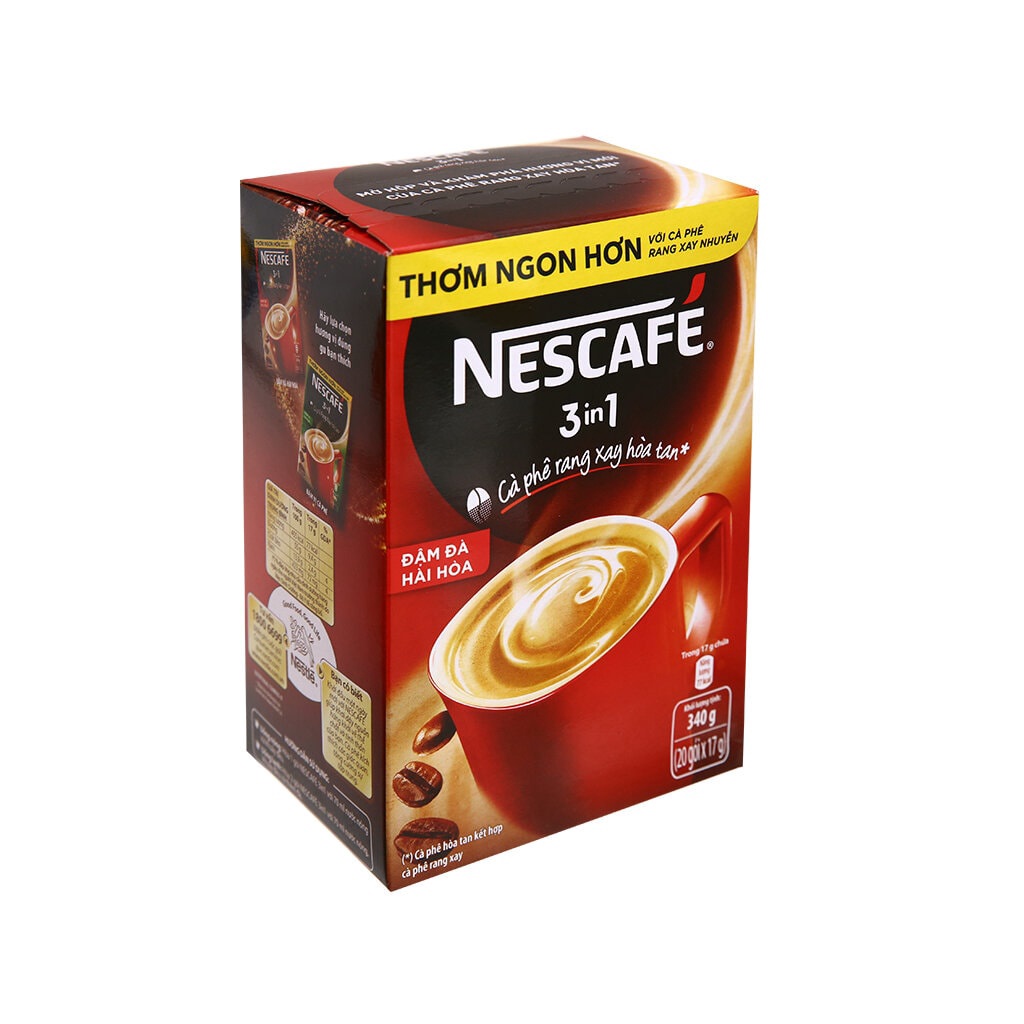 NESCAFÉ Cà phê rang xay 3in1 ĐẬM ĐÀ HÀI HÒA (Cafe/coffee)