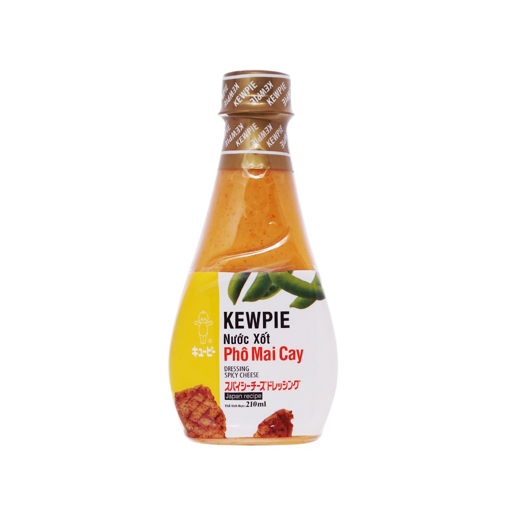 Nước xốt phô mai cay Kewpie chai 210ml