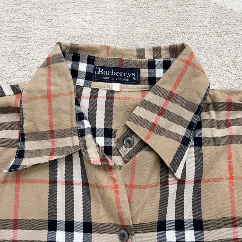 Sơ mi Burberry đậm vintage size fit <55kg