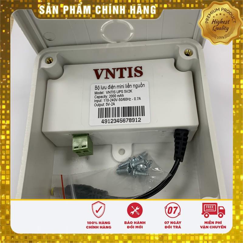 Bộ lưu điện mini liền nguồn VNTIS 5v-2A |bộ lưu điện|bộ lưu điện camera|bộ lưu điện ups|bo luu dien