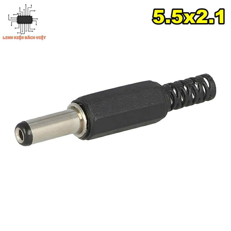 Jack nguồn DC đực 5.5x2.1mm chất lượng tốt
