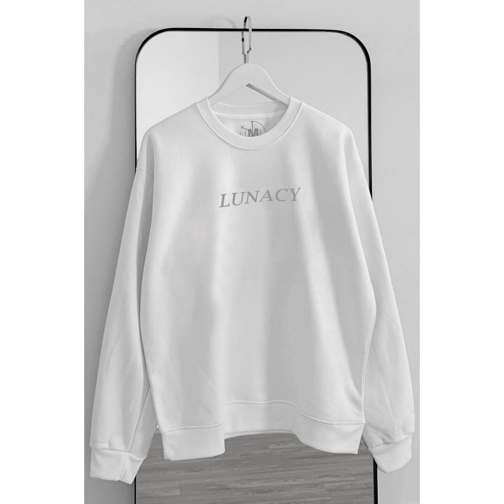 Áo Khoác Sweater Nỉ Form Rộng Lunacy In Dạ Quang Unisex Nam Nữ Ulzzang | BigBuy360 - bigbuy360.vn