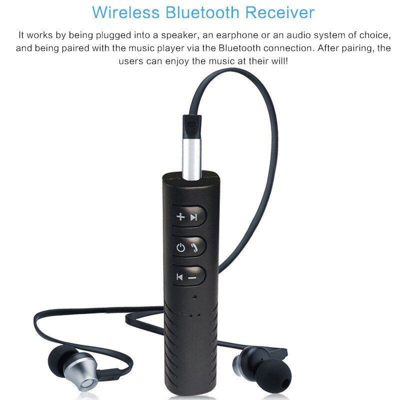 Jack cắm không dây 3.5mm nhận âm thanh Bluetooth