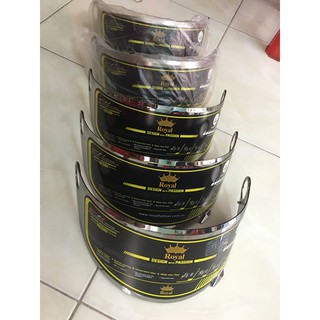 Kính tráng gương gắn nón fullface