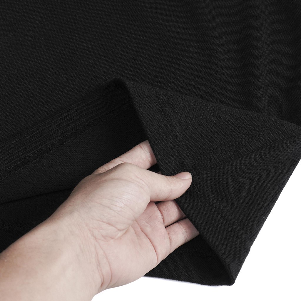 Áo polo Nam Tay Ngắn, áo thun nam có cổ vải Cotton dày mịn Rẻ Đẹp Đen Phối Trắng Xám PL721 | BigBuy360 - bigbuy360.vn