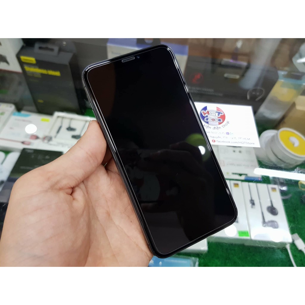 Kính cường lực Gor 9H cho Iphone XS Max 6.5 Inch (ko viền đen)